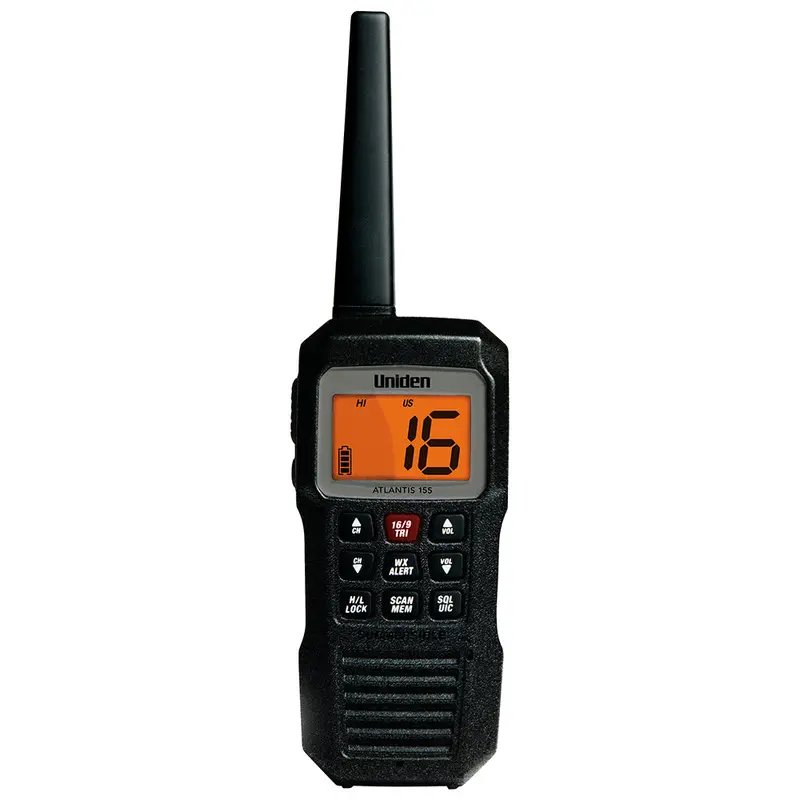 Uniden Atlantis 155 Handheld Two-Way Vhf Floating Marine Radio 1