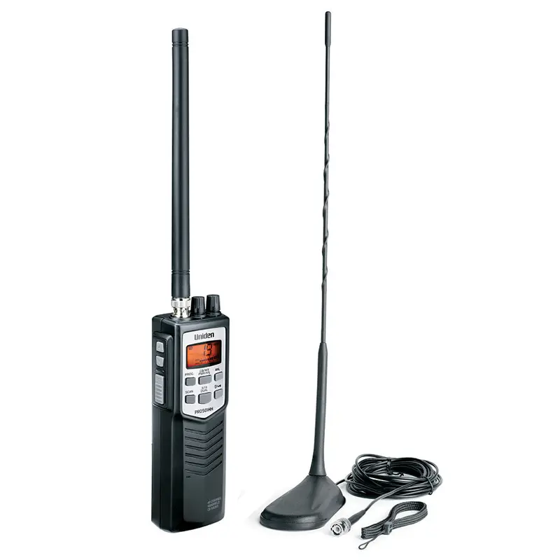 Uniden Pro501tk Handheld Cb Radio W/High Gain Magnetic Mount Antenna 1