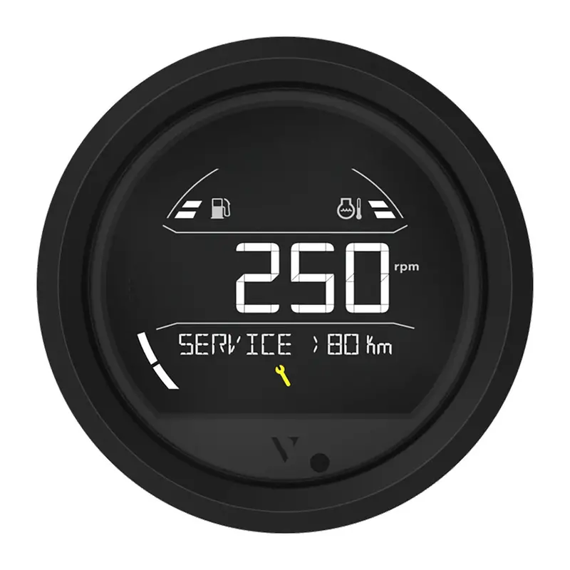 Veratron Vl Digital 85 W/Triangular Black Bezel 1
