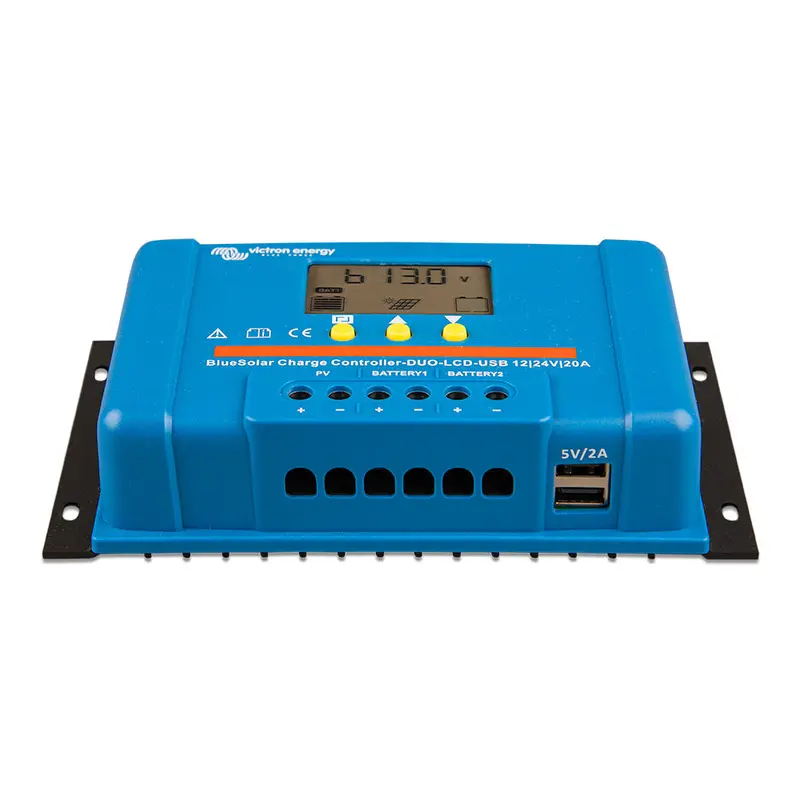 Victron Bluesolar Pwm Charge Controller (Duo) Lcd  Usb Charge Control - 12/24Vdc - 20A 1
