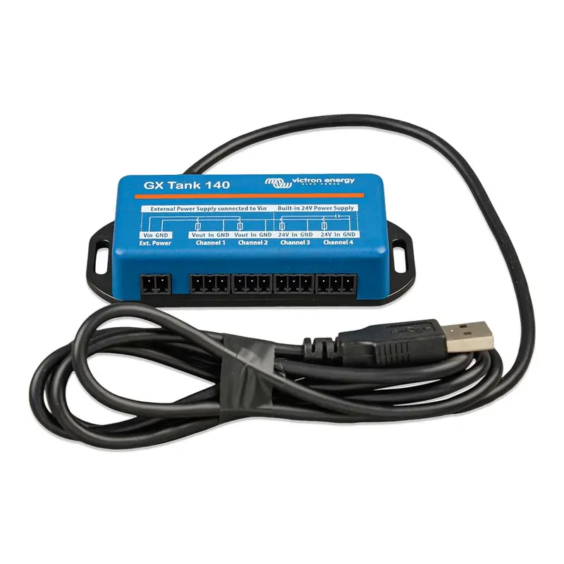 Victron Gx Tank 140 Tank Monitoring F/4-20 Ma, 1-10Vdc Sensors - Monitors Up To 4 Sensors *Sensor Not Included 1