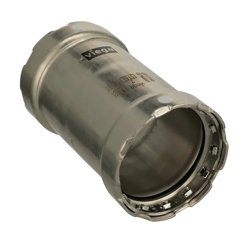 Viega Megapress 316 Fkm 1-1/2" Slip Coupling W/O Stop 1