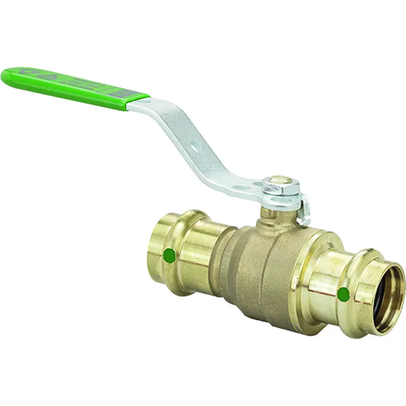 Viega Propress 1/2" Zero Lead Bronze Ball Valve W/Stainless Stem - Double Press Connection - Smart Connect Technology 1