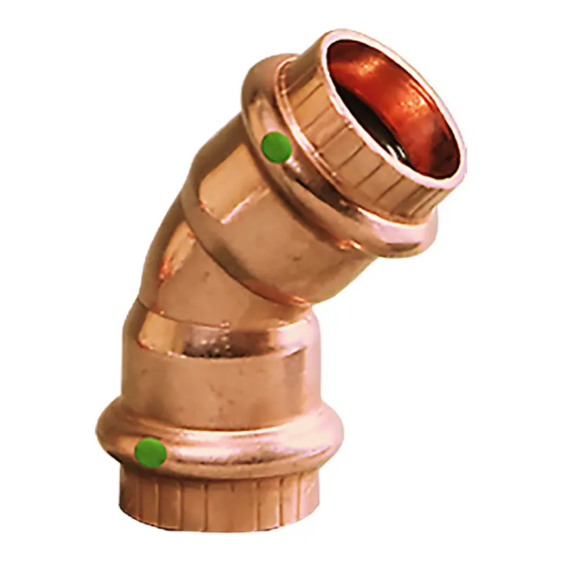 Viega Propress 3/4" - 45 Copper Elbow - Double Press Connection - Smart Connect Technology 1