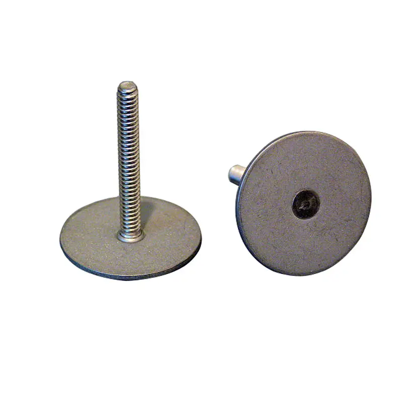 Weld Mount .75" Tall Stainless Stud W/#10 X 24 Threads - Qty. 10 1