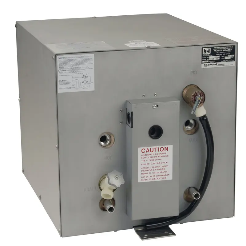Whale Seaward 11 Gallon Hot Water Heater W/Front Heat Exchanger - Galvanized Steel - 120V - 1500W 1