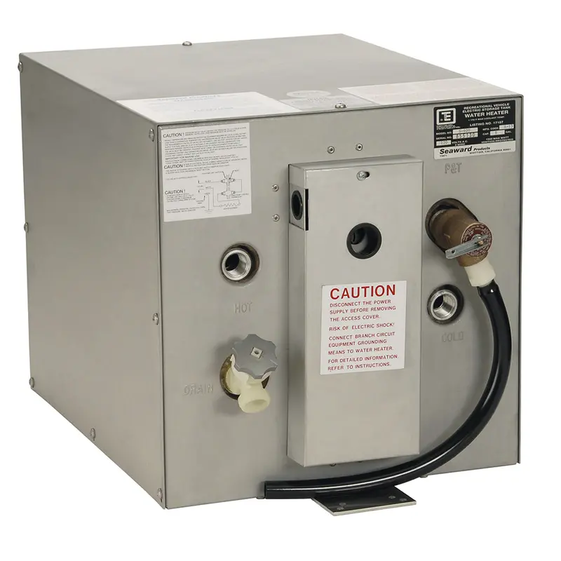 Whale Seaward 6 Gallon Hot Water Heater W/Rear Heat Exchanger - Galvanized Steel - 240V - 1500W 1