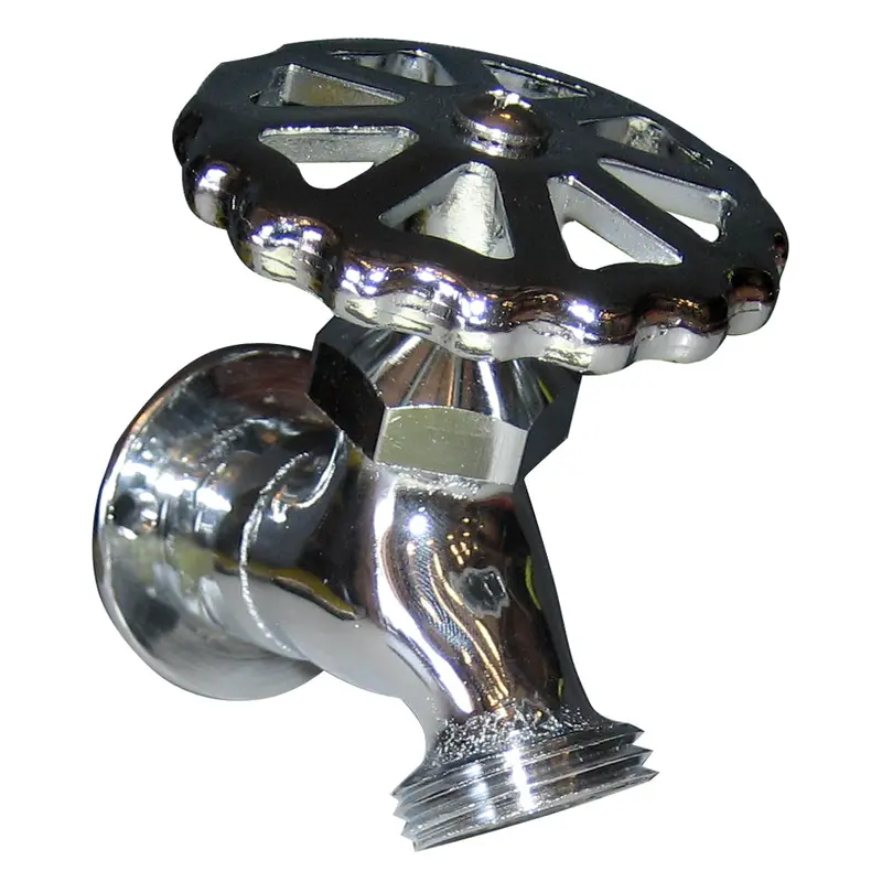Whitecap C.P. Brass Sillcock 1-5/8" Base 3-3/16 Depth 1