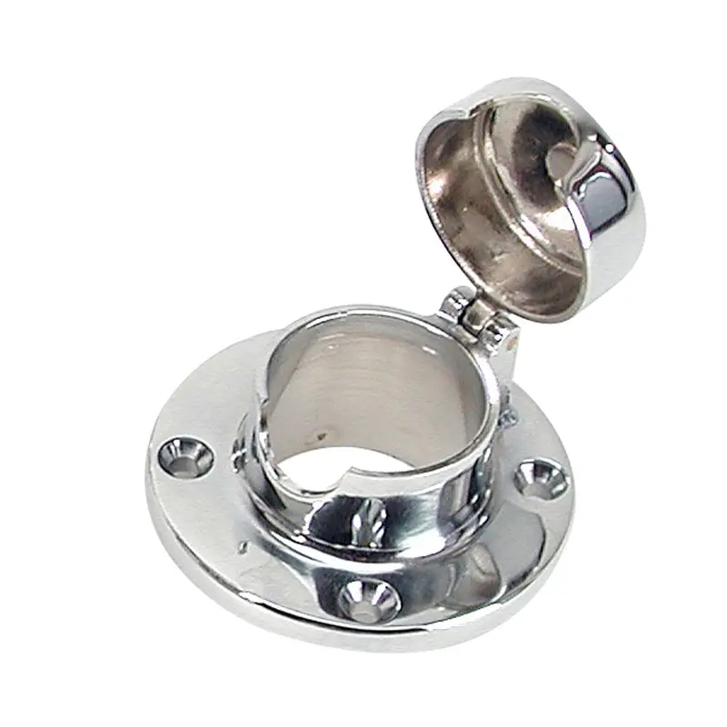 Whitecap Chain & Rope Deck Pipe Hinged 1-1/2" Opening 1