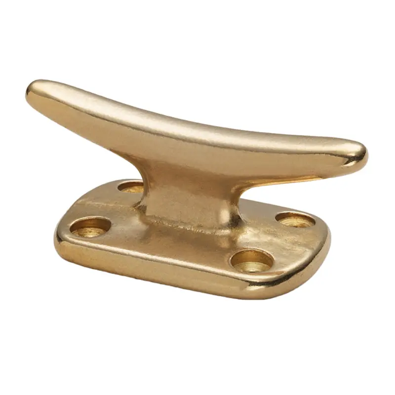 Whitecap Fender Cleat - Polished Brass - 2" 1