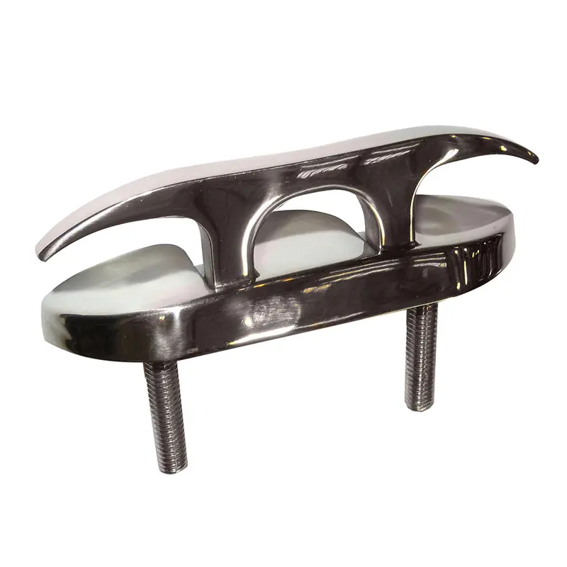 Whitecap Folding Cleat - Stainless Steel Studded - 4-1/2" 1
