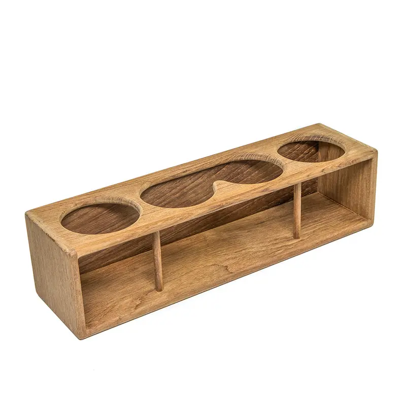 Whitecap Four Drink/Binocular Rack - Teak 1