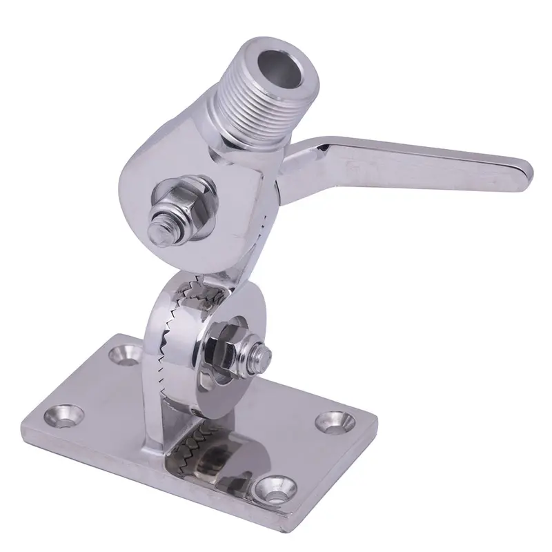 Whitecap Heavy-Duty Ratchet Antenna Mount - 316 Stainless Steel 1