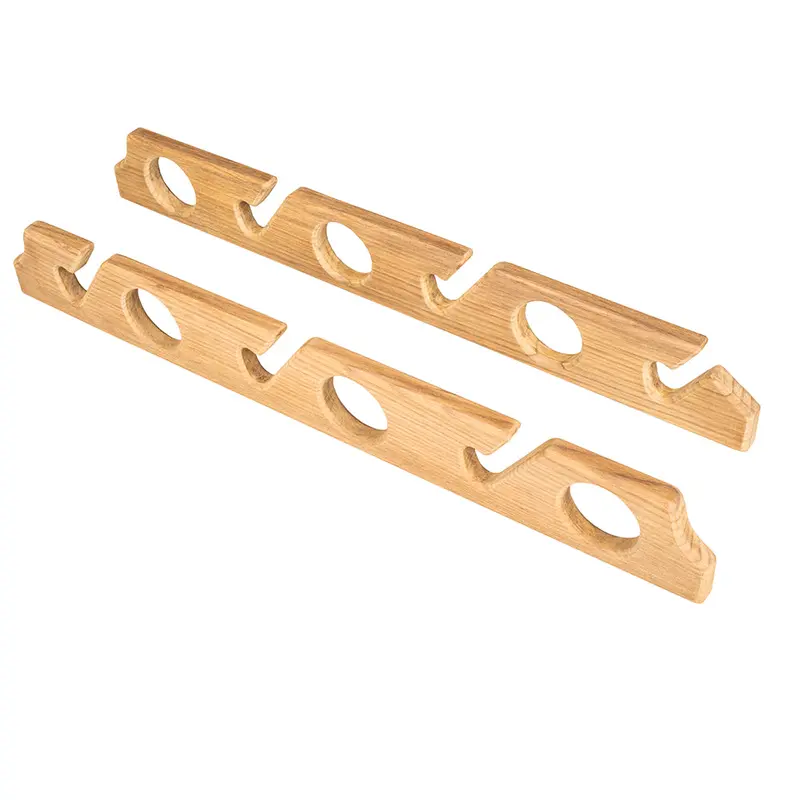 Whitecap Teak Six-Rod Storage Rack - Pair 1