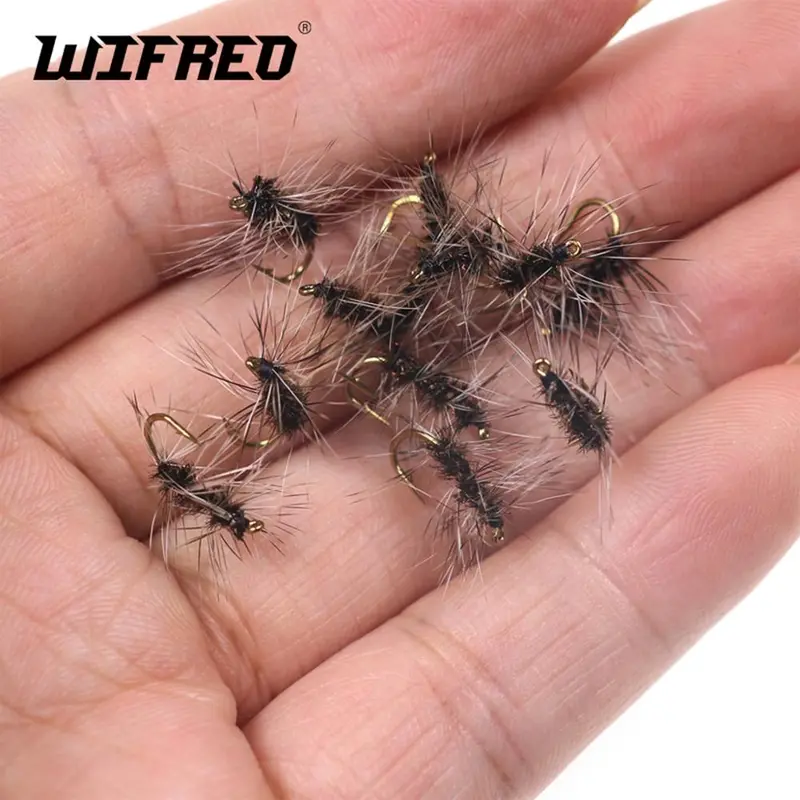 Wifreo 6Pc/Lot Griffiths Gnat Midge Dry Fly 1