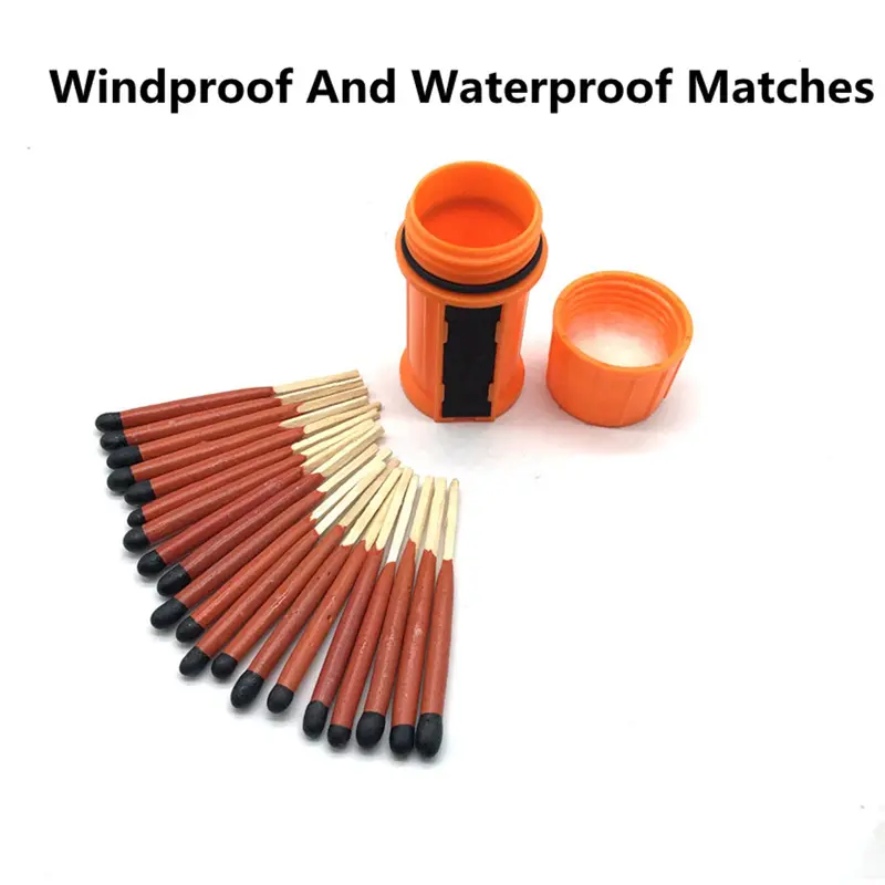 Windproof And Waterproof Outdoor Disposable Match Length 75Mm 1