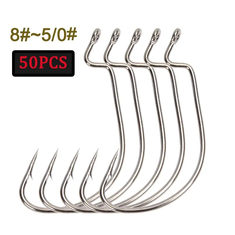 Worm Hooks -50Pcs/Lot 1