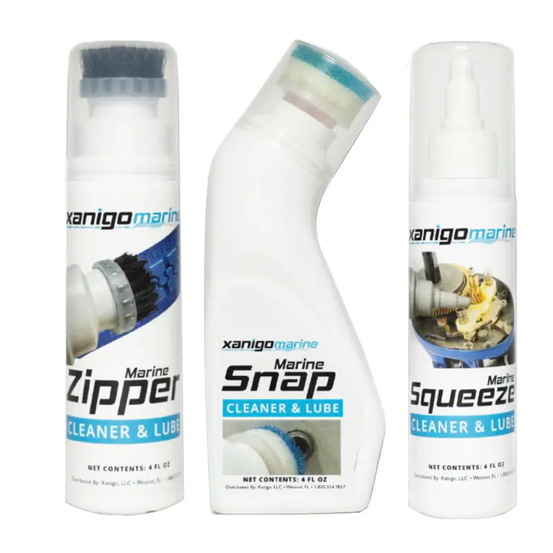 Xanigo Marine 3-Piece Marine Zipper  Snap Lube Set 1