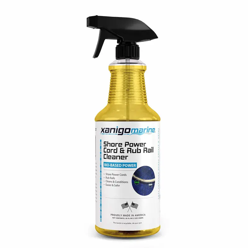 Xanigo Marine Shore Power Cord  Rub Rail Cleaner - 32Oz 1
