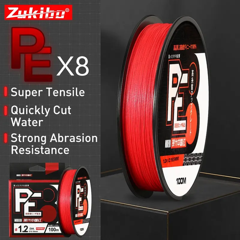Zukibo Firebird X8 8 Strand Braided Line 150M/300M/500M/1000M 1