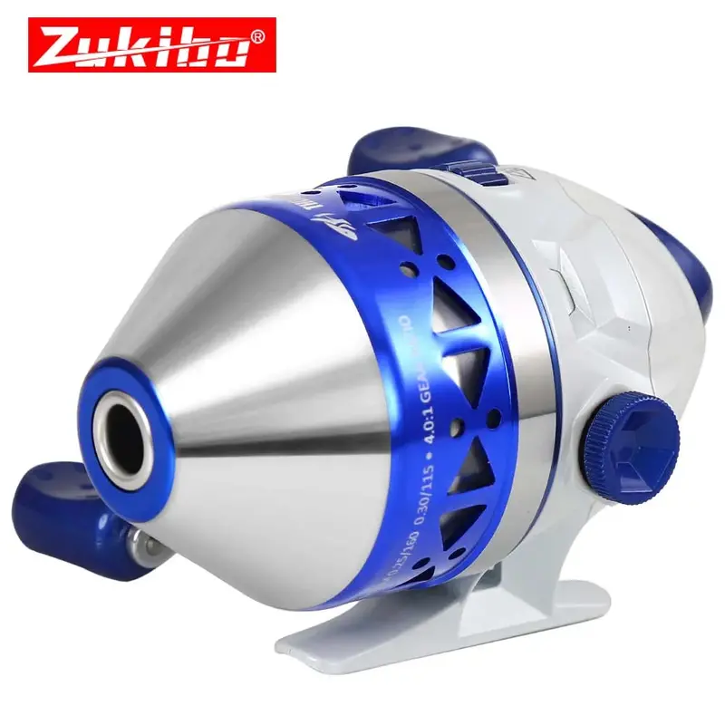 Zukibo Tidal Spincast Reel 4.0:1 Ratio 5Bb Pre-Spooled 11Lb Max Drag 1