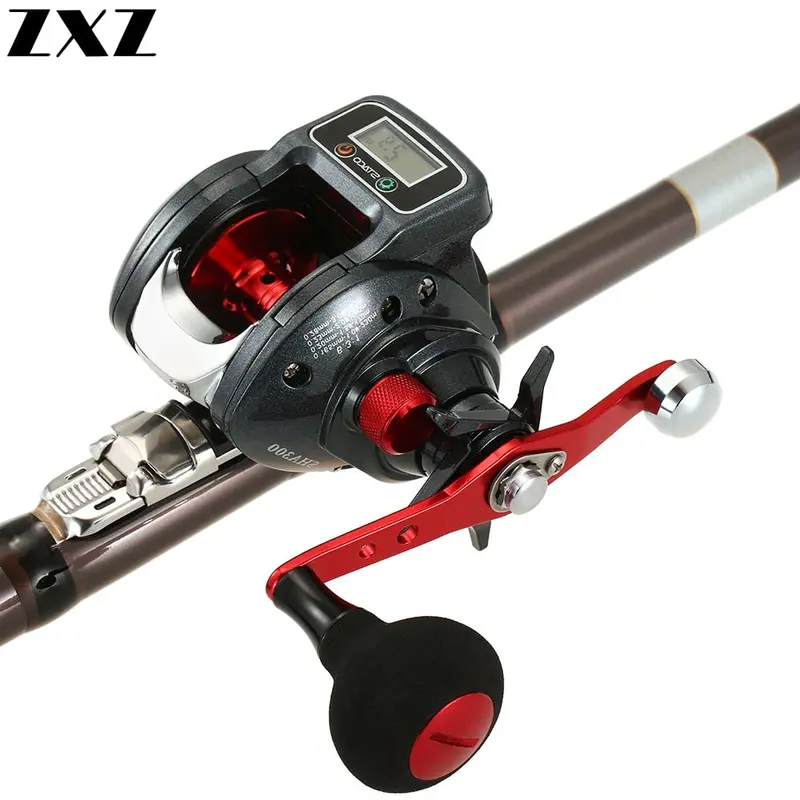 Zxz/Staco Sha300 16+1Bb 6.3:1 Ratio Digital Baitcasting Line Counter Reel 1