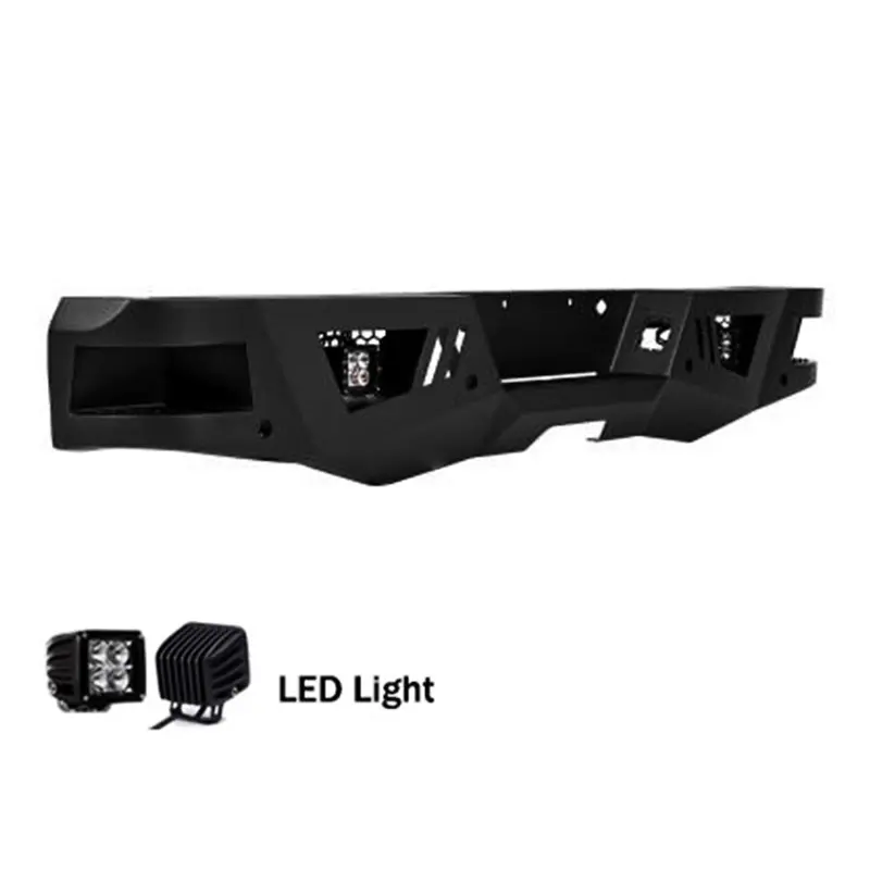 Black Horse Off-Road Arb-Ra19-Kit Super Heavy-Duty Rear Bumper With Armor Integration 1