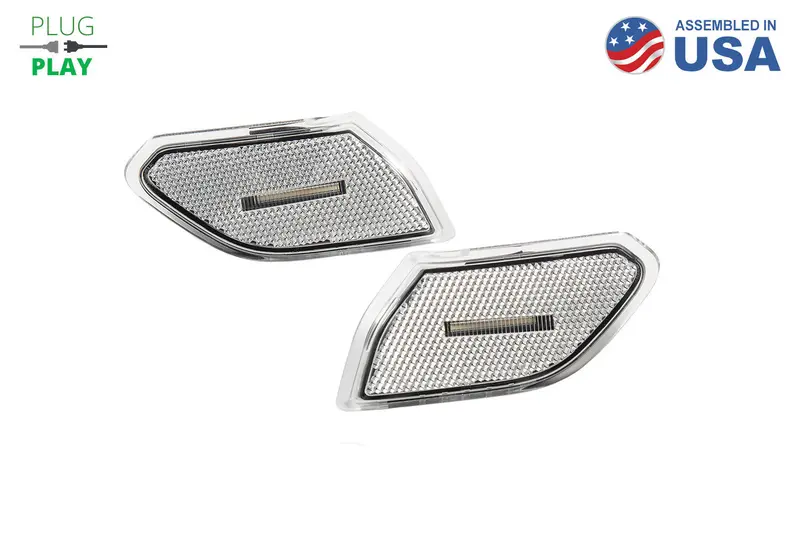 Diode Dynamics Dd5068 Sidemarkers For 2018-2021 Jeep Jl Wrangler/Gladiator, Clear (Set) 1