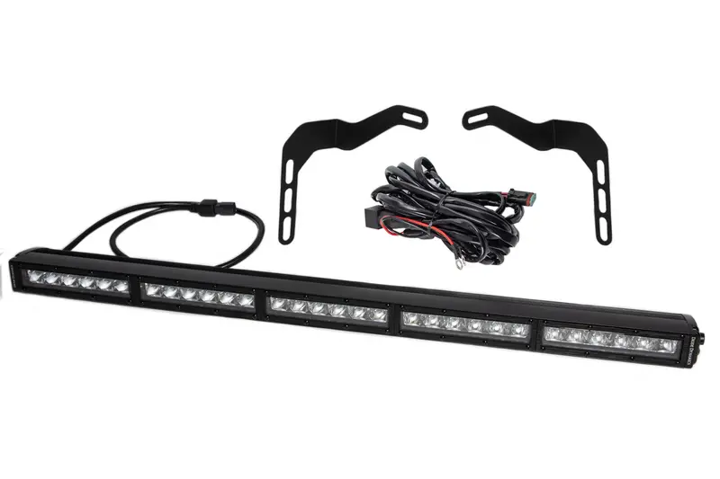 Diode Dynamics Ss42 Stealth Lightbar Kit – Amber Flood Beam For 2014–2021 Toyota Tundra 1