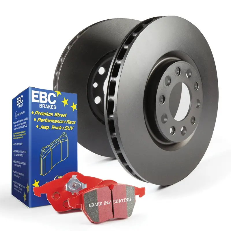 Ebc S12 Brake Kit – Redstuff Pads + Rk Drilled & Slotted Rotors 1