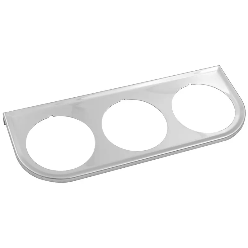 Equus Triple 2-Inch Gauge Mount Panel – Chrome-Finished Dashboard Bracket (E9823) 1