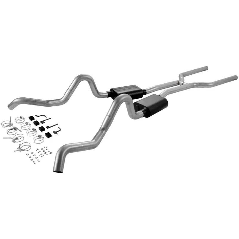 Flowmaster 17202 American Thunder Header-Back Exhaust System – Aggressive Sound & Improved Flow 1