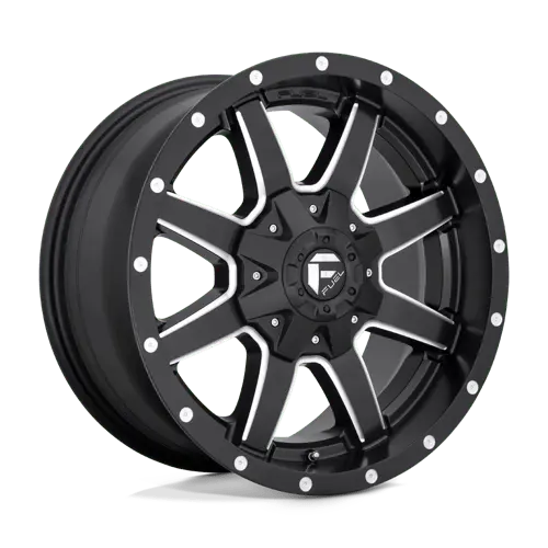Fuel D53817659230 17X6.5-Inch Black Machined Off-Road Wheel - 8X200Mm Bolt Pattern, -178Mm Offset 1