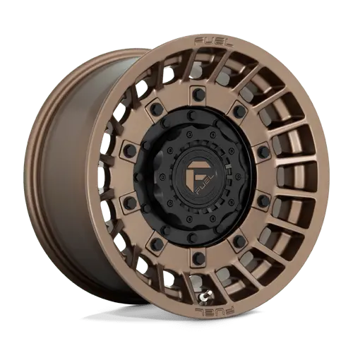 Fuel D725 17X9-Inch Off-Road Wheel – 5X4.5/5.0 Bolt Pattern, -12Mm Offset, Bronze/Black Finish 1