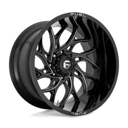 Fuel D74124208247 24X12-Inch Gloss Black Off-Road Wheel – 8X6.5In Bolt Pattern, -44Mm Offset 1