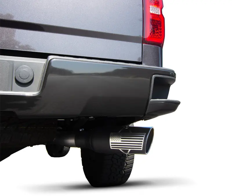 Gibson Patriot Series Stainless Steel Cat-Back Exhaust System – Single Exit (70-0014) 1
