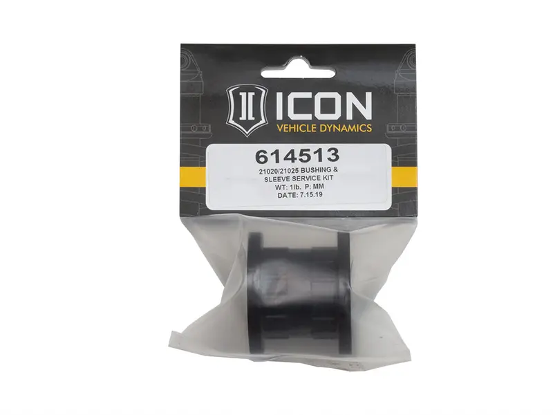 Icon Vehicle Dynamics Track Bar Bushing & Sleeve Service Kit – 614513 For 21020/21025 Systems 1