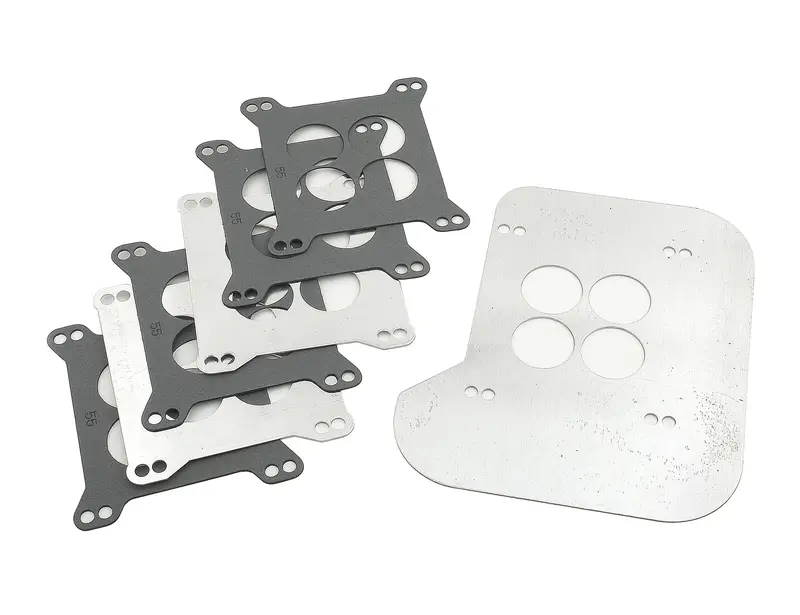 Mr. Gasket 3710 Carburetor Heat Shields – 0.5-Inch Tall, Designed For Holley And Carter Carburetors (Race Use Only) 1
