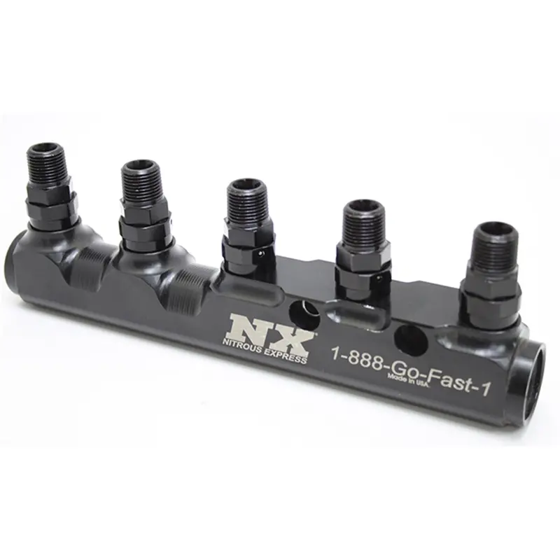 Nitrous Express 5-Port Fuel Log Assembly – Includes Fittings For Seamless Integration 1
