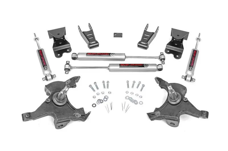 Rough Country 725.20 Two-Inch Lowering Suspension Kit For Trucks And Suvs 1