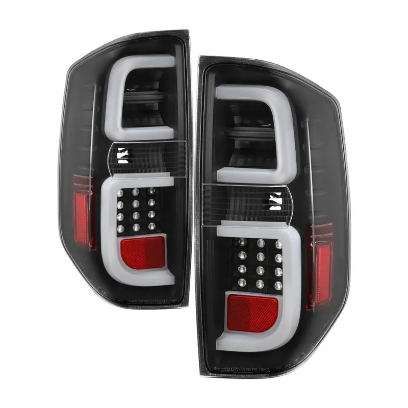 Spyder Auto 5085962 All-Black Led Light Bar Tail Lights – Integrated Brake, Turn, And Running Light Functions 1