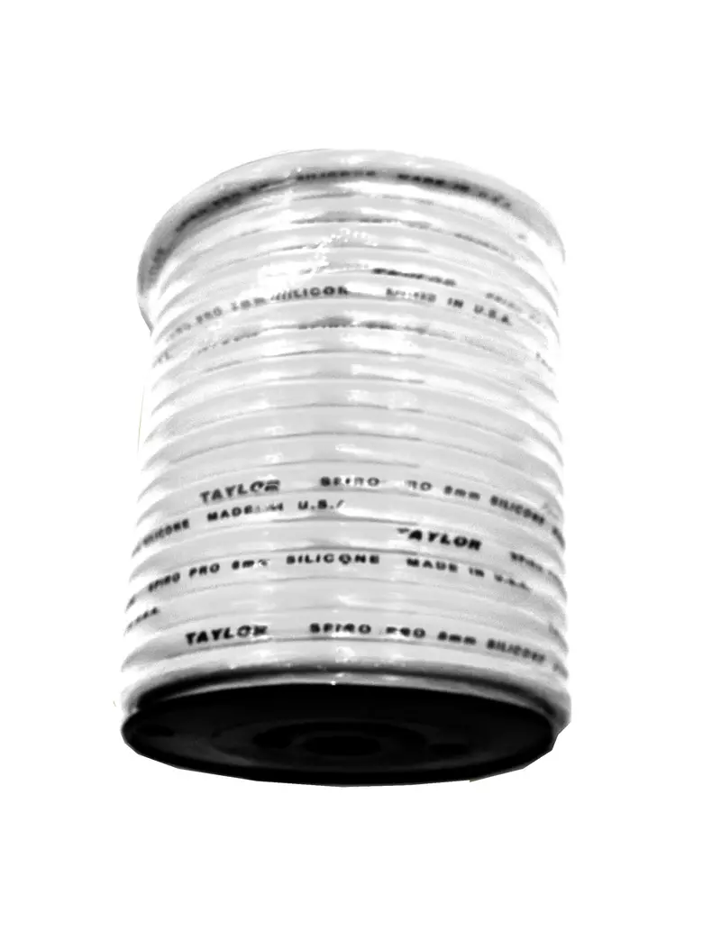 Taylor Cable 35971 Spiro-Pro Wound Ignition Wire; Bulk Roll; 30 Ft.; Hot White 1