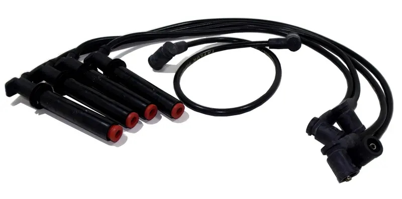Taylor Cable 87082 Thundervolt 8.2Mm Ignition Wire Set; Black; Stock; 9.5 In.; Oe Spark Plug Boot; 1