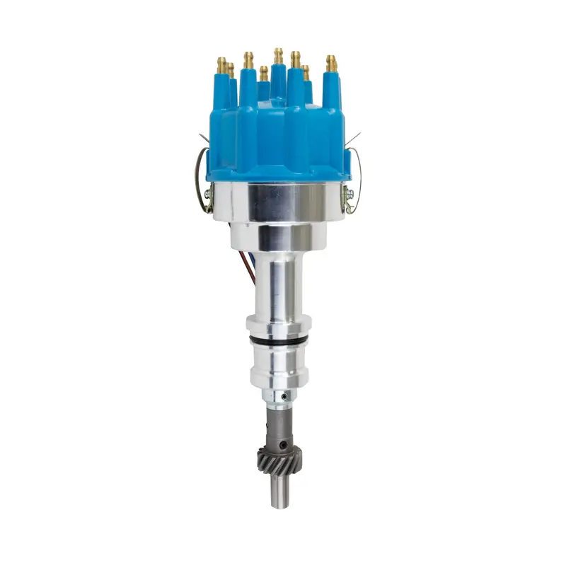 Top Street Performance Jm6610Bl Billet Distributor For Ford 351W Small Block V8 – Blue Cap Edition 1