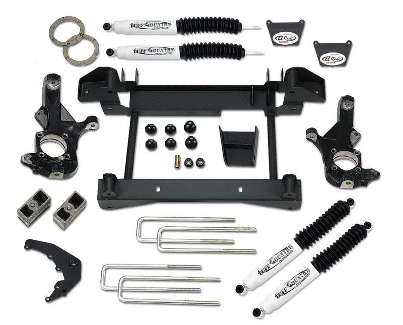 Tuff Country 4-Inch Lift Kit For 2001–2006 Chevrolet Silverado/Sierra 3500 Hd – Includes Sx8000 Shocks & Subframe Bracket 1