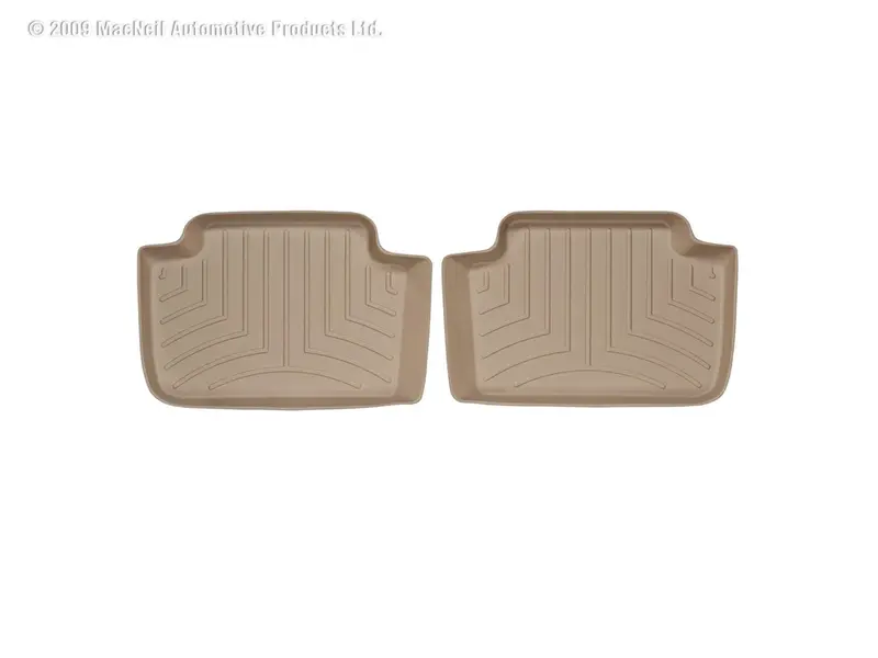 Weathertech Digitalfit Tan Floor Liners – Custom-Fit Rear Row Protection For Select Vehicles 1