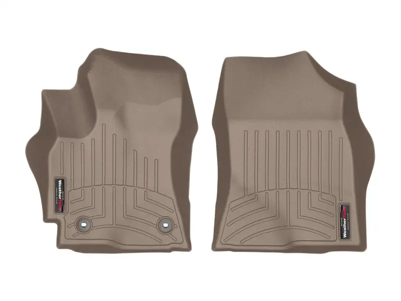 Weathertech Digitalfit Tan Front Row Floor Liners – Precision-Molded All-Weather Interior Protection 1