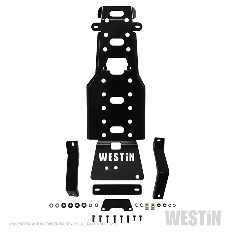 Westin 42-21125 Textured Black Transmission Pan Skid Plate 1